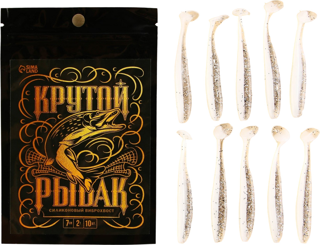 Набор приманок силиконовых «Крутой рыбак» | Рыбалка | Клевое дело