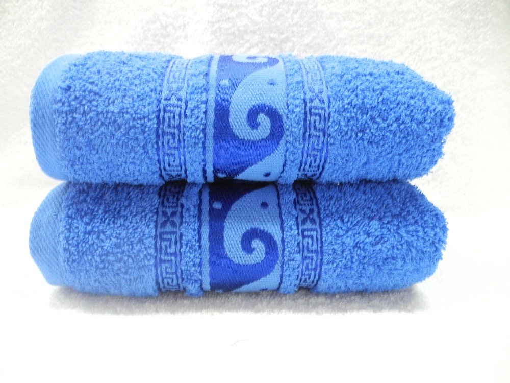 Полотенце махровое гладкокрашеное "Elegance" (Cleanelly, 50х90, цвет синий) | Elegance | ДМ Текстиль