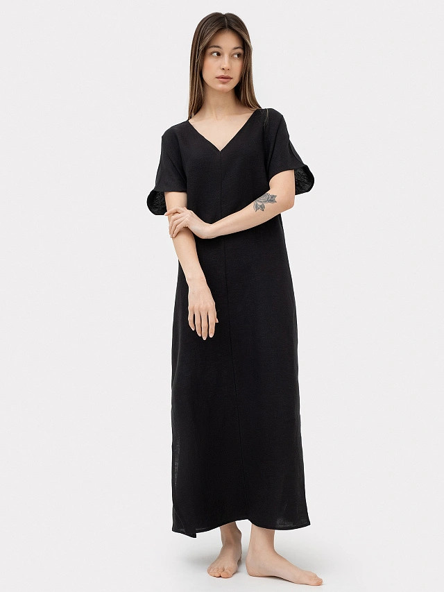 Платье женское домашнее | Льняная коллекция | Mark Formelle