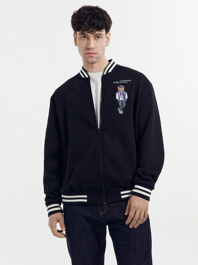 Толстовка-бомбер мужская | Mark Formelle