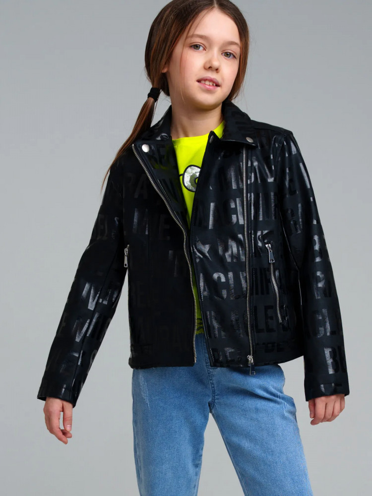 Куртка-косуха для девочек | Neon Glam | PlayToday