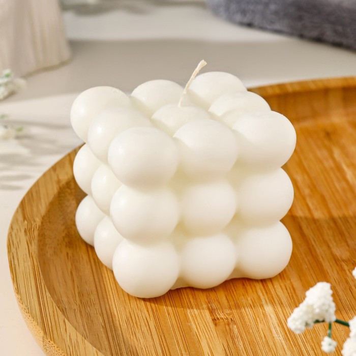 Свеча фигурная «Бабл куб» | Дарим Красиво