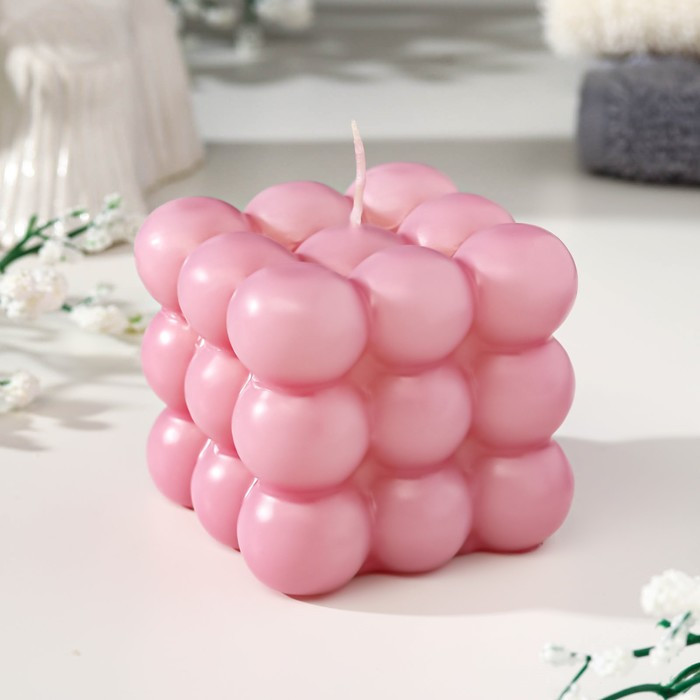 Свеча фигурная «Бабл куб» | Дарим Красиво