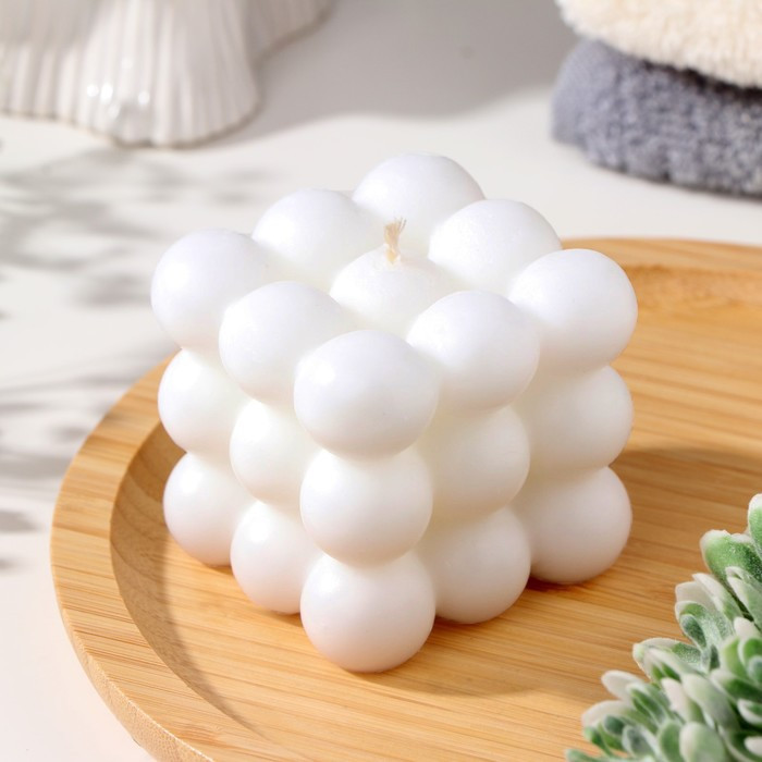 Свеча фигурная с ароматом кокоса «Бабл» | Дарим Красиво