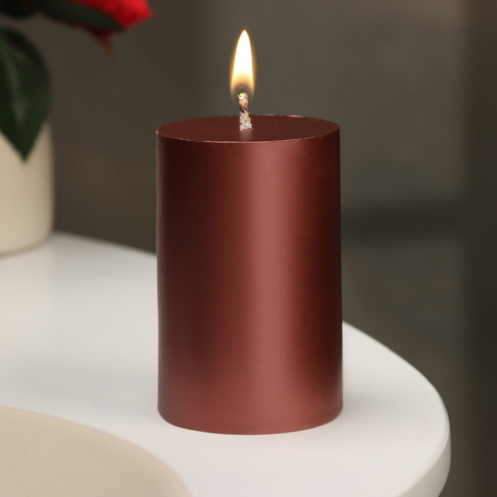 Свеча-цилиндр гладкая | Дарим Красиво