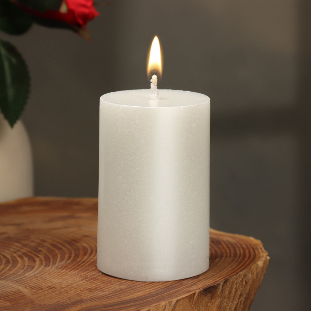 Свеча-цилиндр гладкая | Дарим Красиво