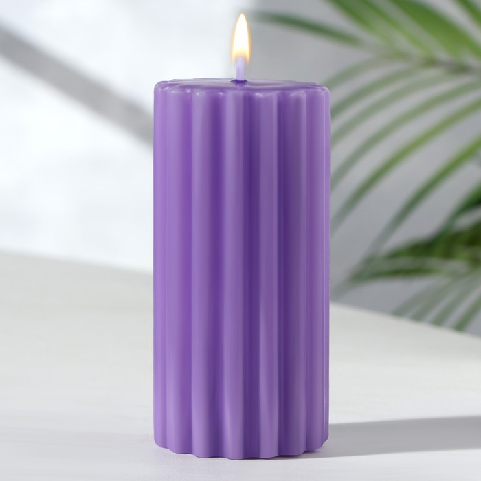 Свеча-цилиндр ароматическая «Рельеф»