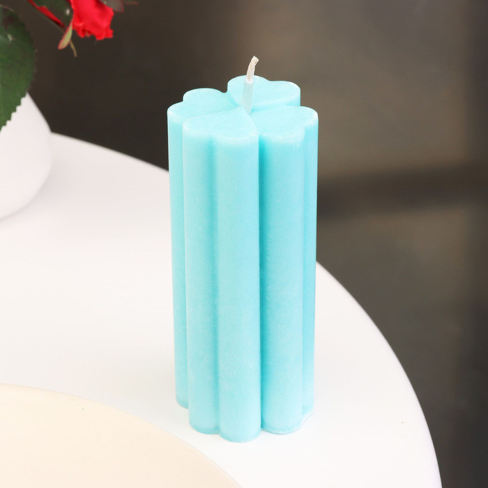 Свеча-цилиндр «Четырехлистник» | Дарим Красиво