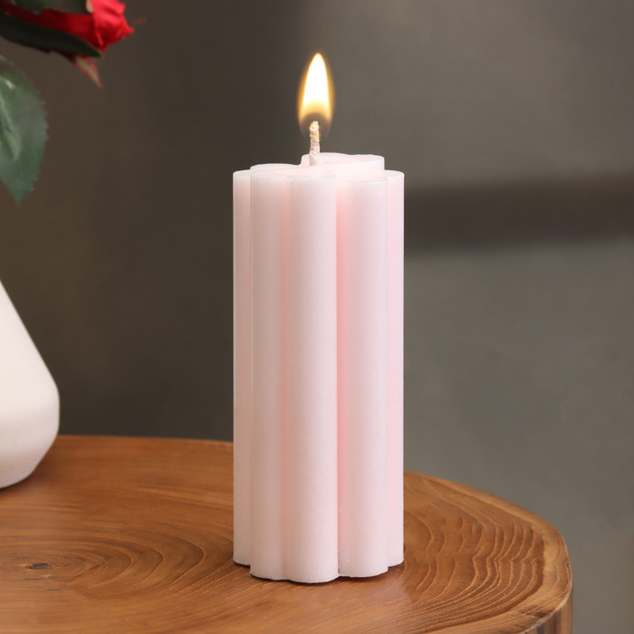 Свеча-цилиндр «Четырехлистник» | Дарим Красиво