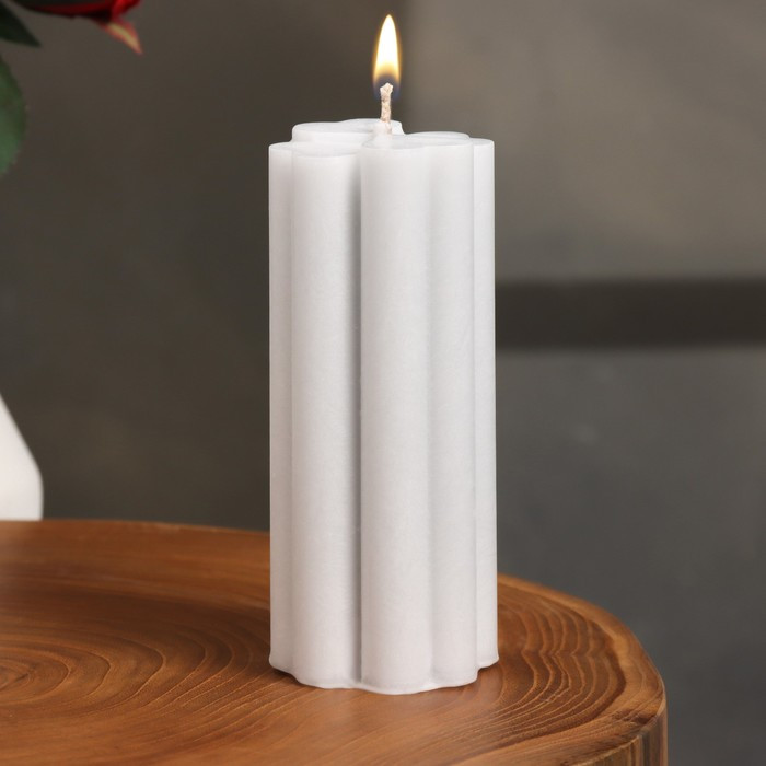 Свеча-цилиндр «Четырехлистник» | Дарим Красиво