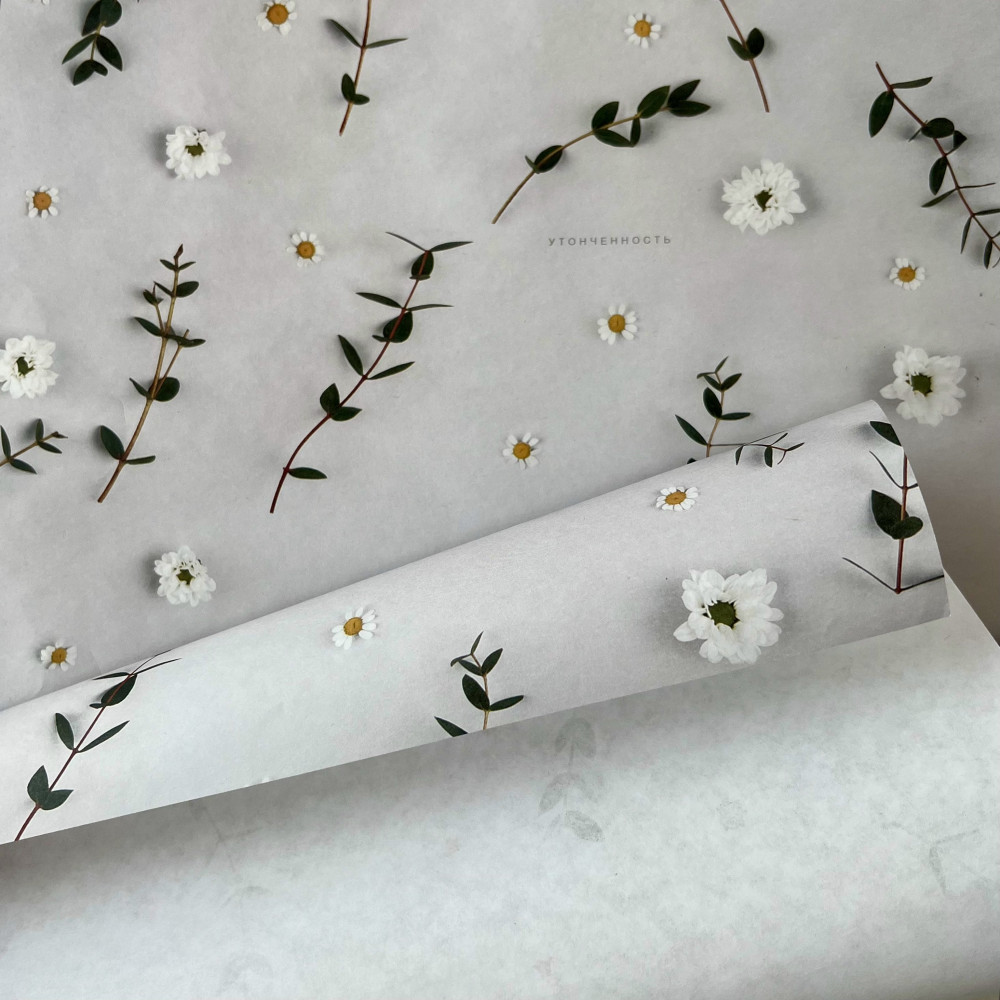 Бумага упаковочная матовая «Изысканность» | Carrero creative homе