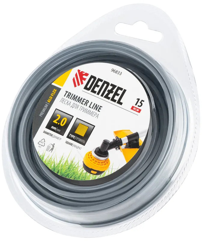 Леска для триммера армированная | Denzel