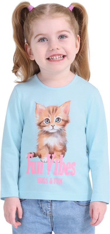 Лонгслив для девочки | Детский шик | Апрель