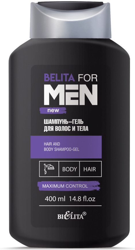 Шампунь-гель для волос и тела | Belita for Men | Bielita