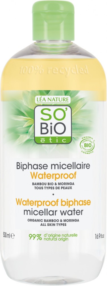 Мицеллярная вода для водостойкого макияжа «Бамбук» | SO'Bio étic