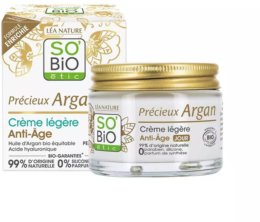 Крем дневной для лица «Драгоценная аргана» | SO'Bio étic