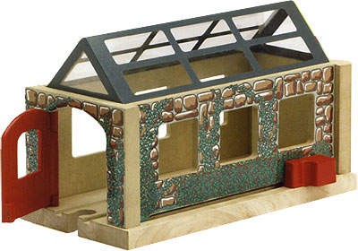 Игровой набор "Депо для поровозиков" | Wooden railway | Learning curve