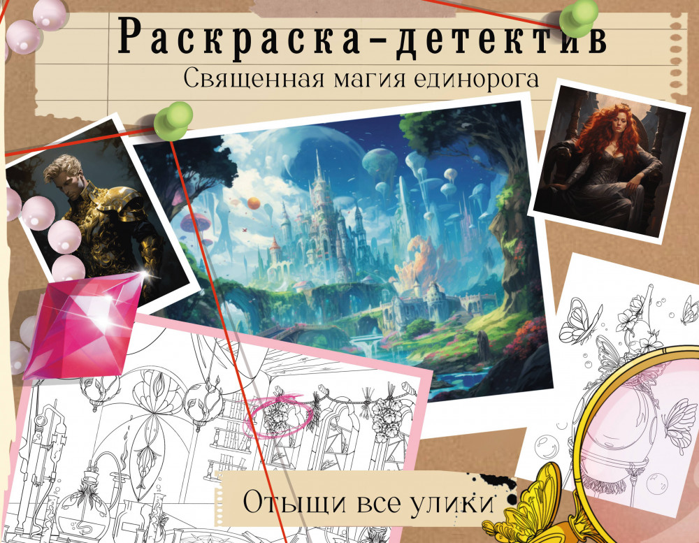 Потерянная гармония. Священная магия единорога | АртДетектив. Интеллектуальный антистресс