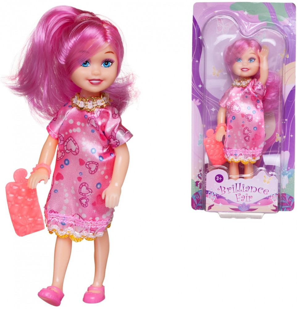 Кукла в розовом платье с сумочкой | Brilliance Fair | ABtoys