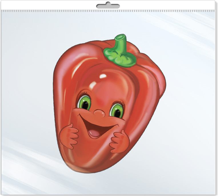 Плакат Вырубной А4. Перчик | Плакат вырубной А4