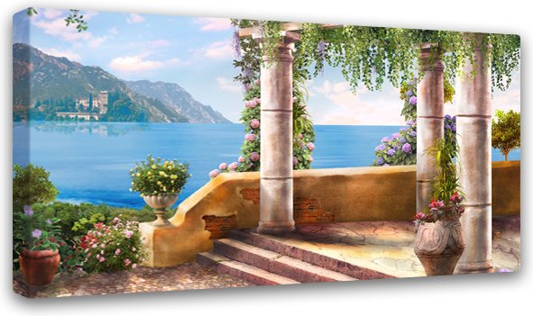 Картина на деревянном подрамнике «Морской пейзаж» | Симфония