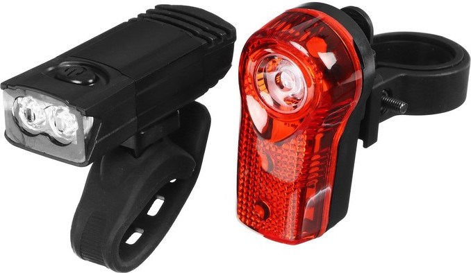 Комплект фонарей велосипедных JY-7045+JY-173A | Dream Bike