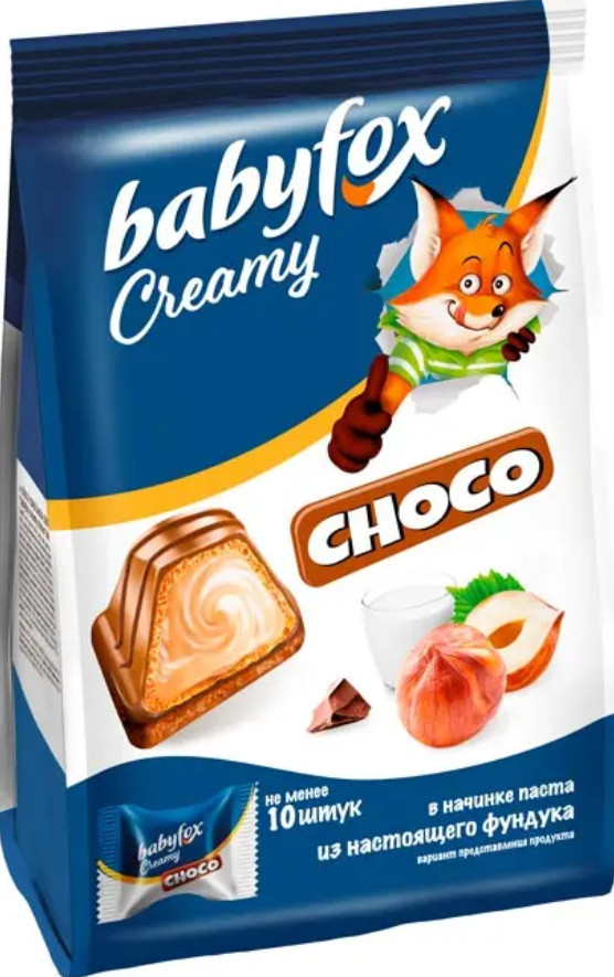 Конфеты вафельные «Creamy Choco» | BabyFox