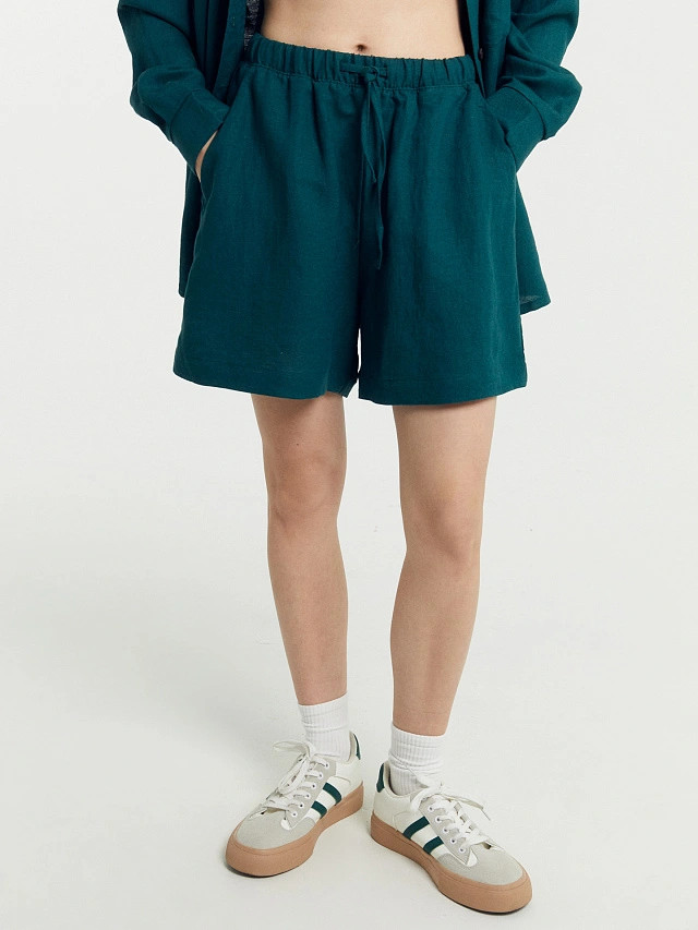 Шорты женские | Льняная коллекция | Mark Formelle