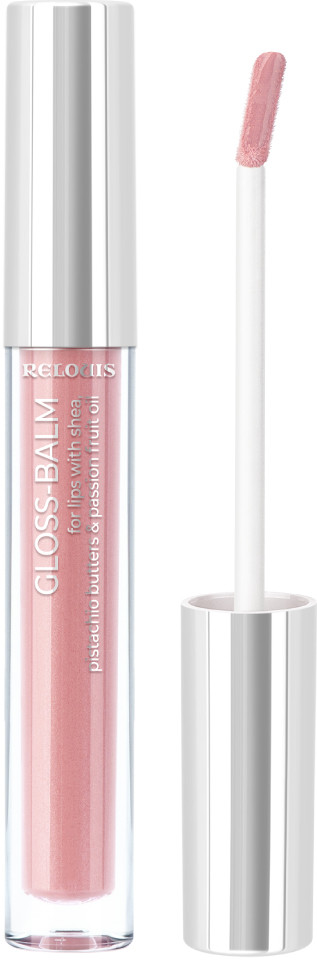 Блеск-бальзам для губ, тон 04 Baby nude | Gloss Balm | RELOUIS