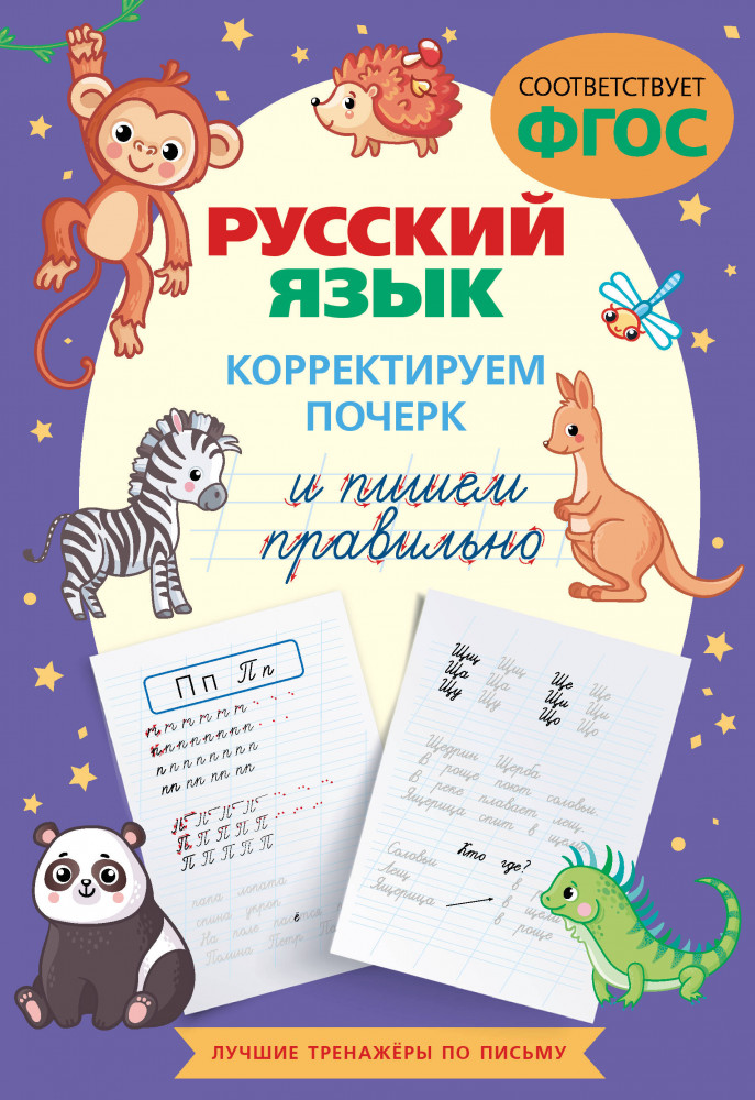 Русский язык. Корректируем почерк и пишем правильно | Лучшие тренажеры по письму