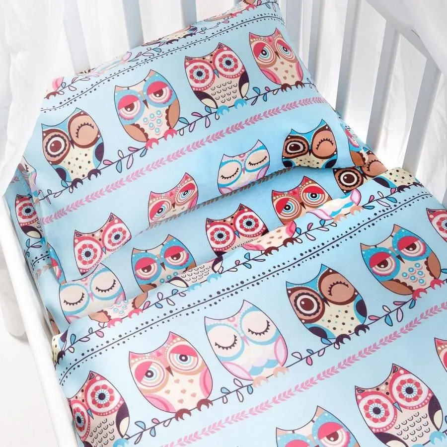 Комплект постельного белья «Совята» | Ночь нежна