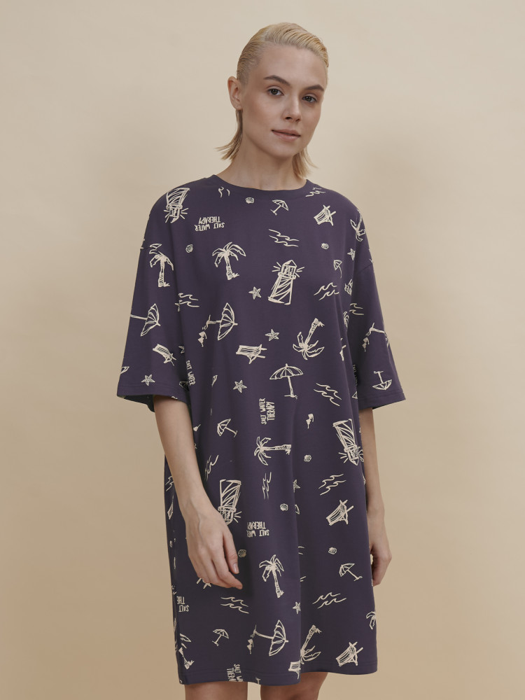 Платье-футболка женское | Pelican