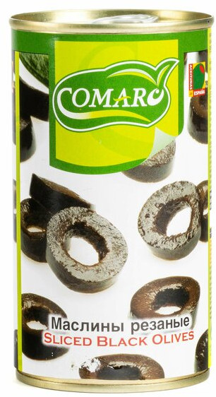 Маслины резаные «Comaro» | Industries Alimentarias de Navarra