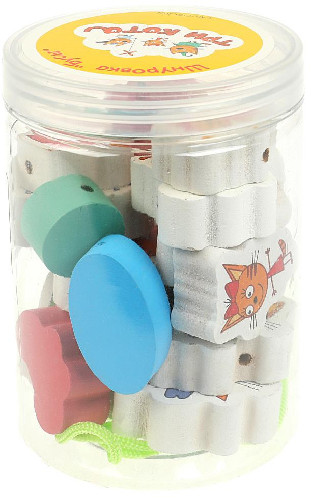 Шнуровка-бусы | Три кота | Буратино