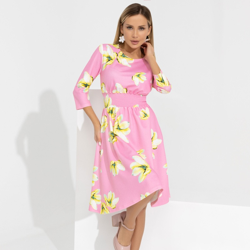 Платье женское «Стильный офис, flower magic» | Charutti