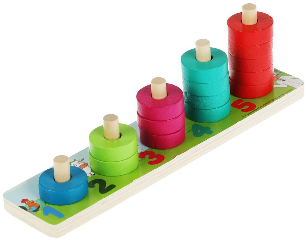 Сортер «Учимся считать» | Синий трактор | Буратино