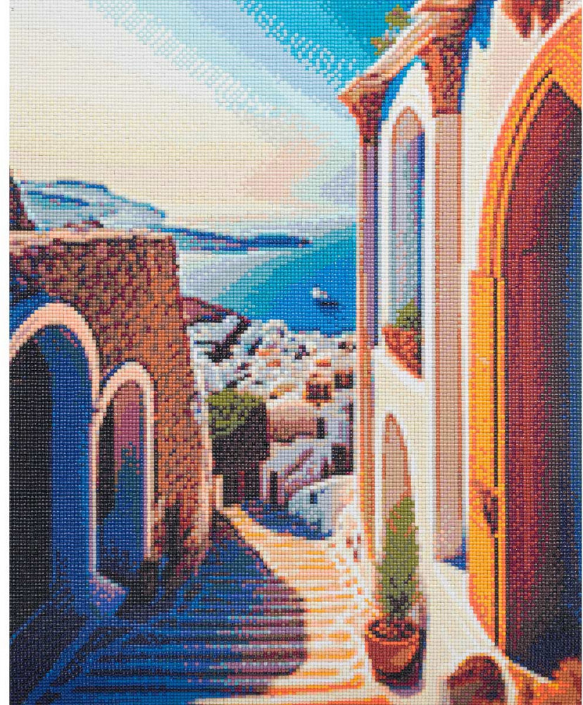 Мозаика алмазная «Любимая Греция» | Cristyle