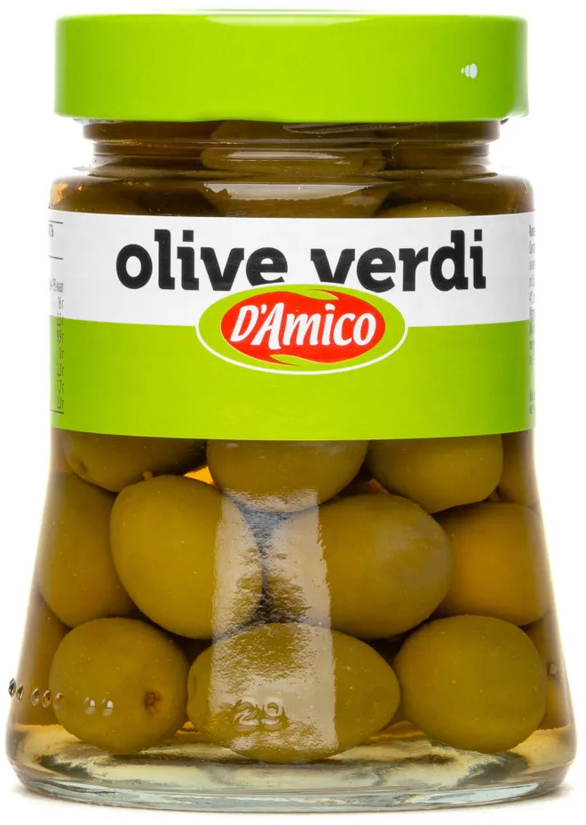 Оливки зеленые с косточкой | D'Amico