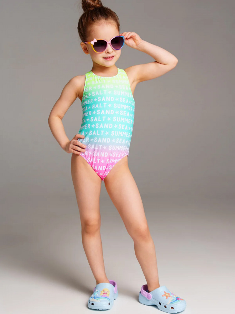 Купальник для девочек слитный | Swimwear | PlayToday