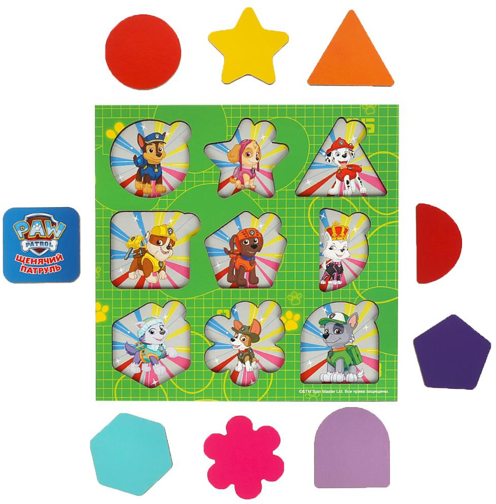 Рамка-вкладыш | Щенячий Патруль | Буратино