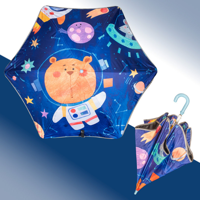 Зонт детский механический «Полет в космос» | Белоснежка