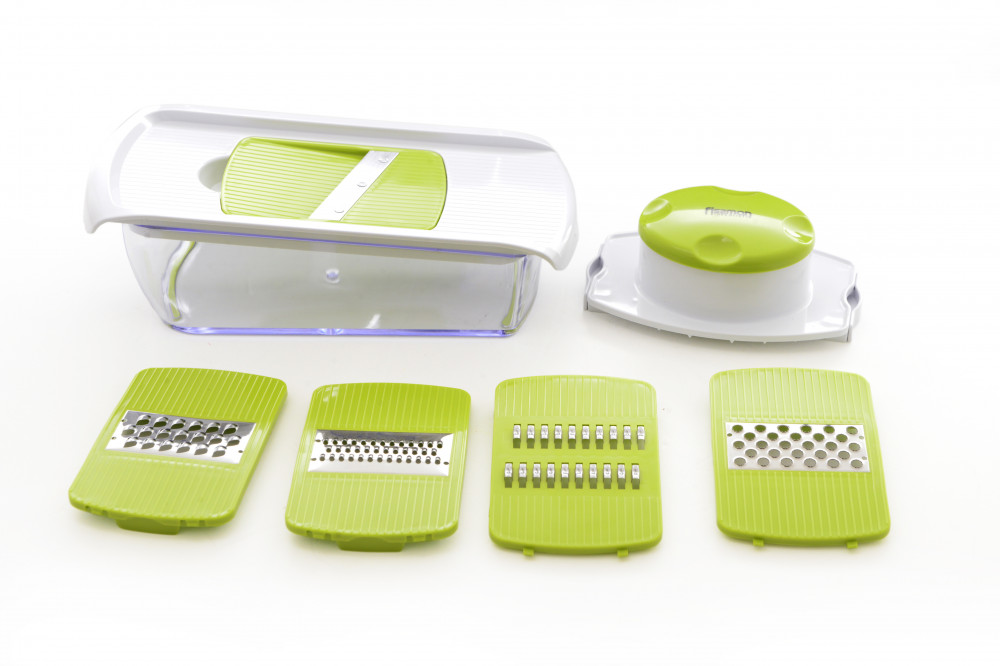 Терка — шинковка с контейнером | Fissman