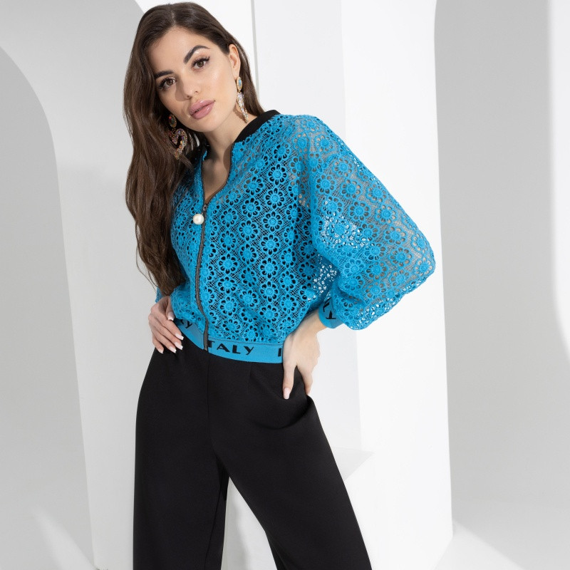 Бомбер женский «Модная презентация, бирюзовые мечты» | Charutti