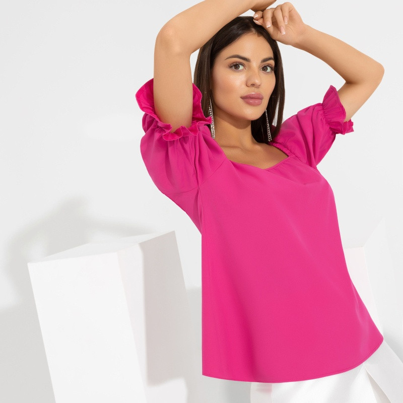 Блузка женская «Сладкий комплимент Kiss» | Charutti