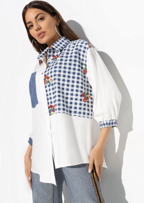 Рубашка женская «Жемчужина образа» | Charutti