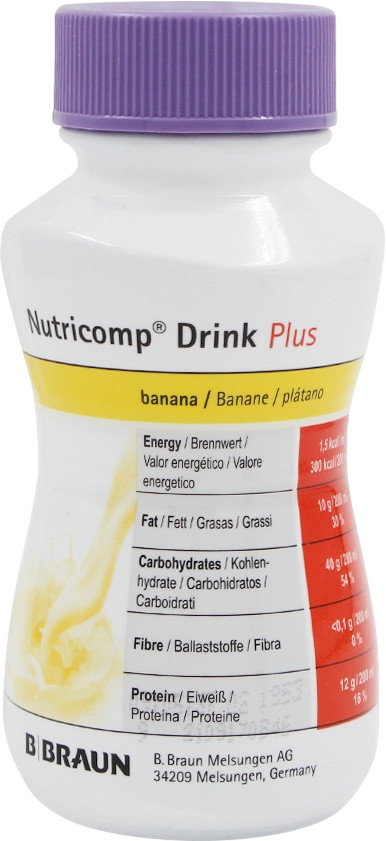 Смесь для энтерального питания со вкусом банана «Nutricomp Drink Plus» | B.Braun