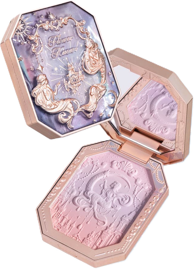 Румяна для лица, оттенок 01 Snow Goddes | Moonlight Mermaid | Flower Knows