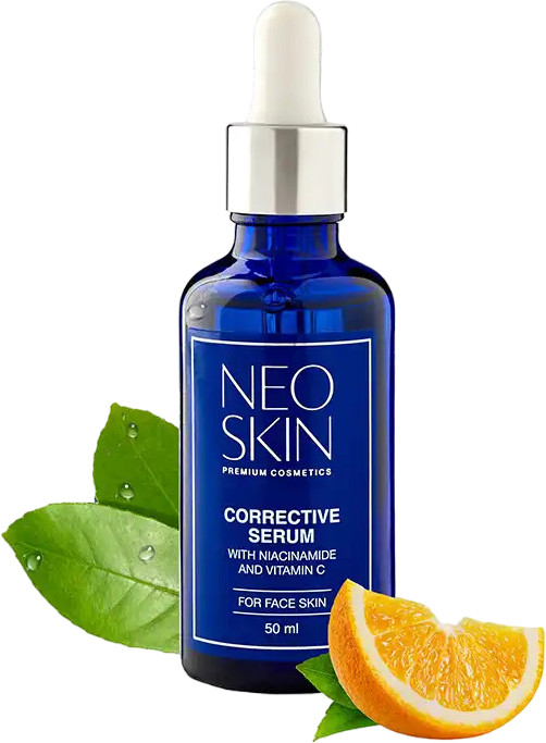 Сыворотка корректирующая с ниацинамидом и витамином С для тусклой кожи «Corrective serum with niacinamide and Vitamin C» | Neo skin