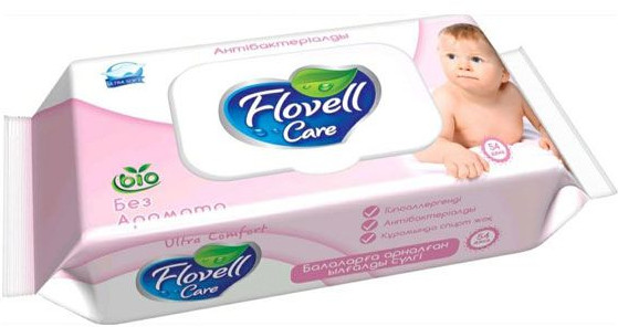 Салфетки для детей влажные | Flovell Care