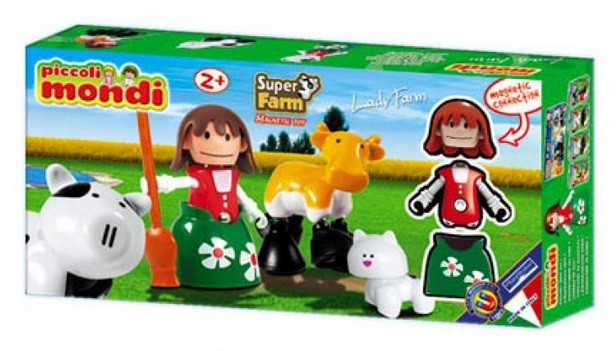 Магнитный набор "Леди ферма" | Piccoli mondi | Plastwood